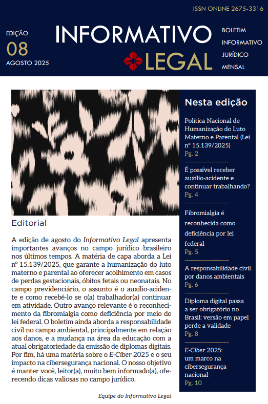 Boletim Informativo Legal - Agosto/2025