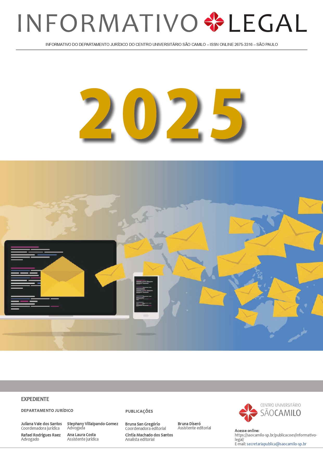 Capa "Informativo Legal 2025"