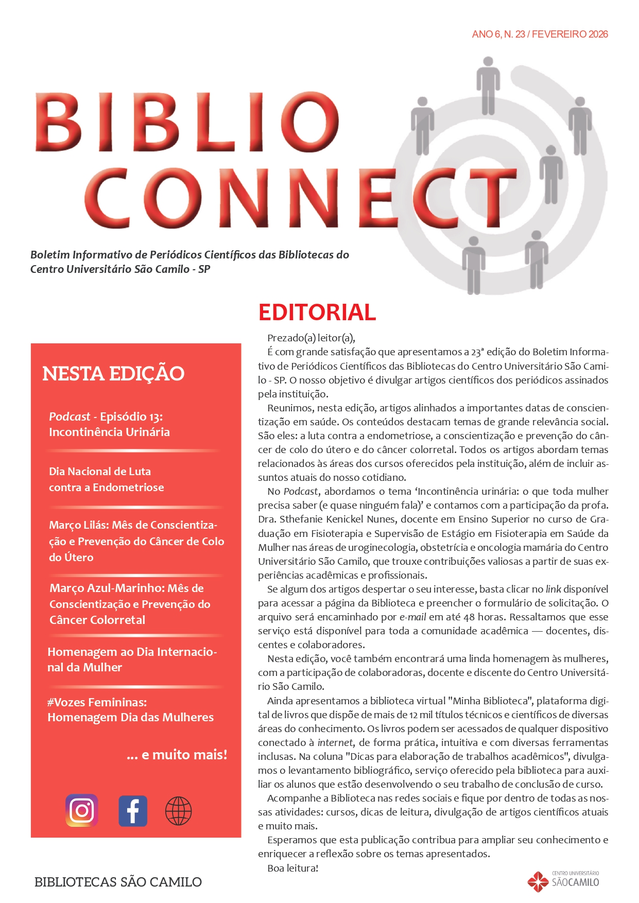 Capa "Biblio Connect 23"