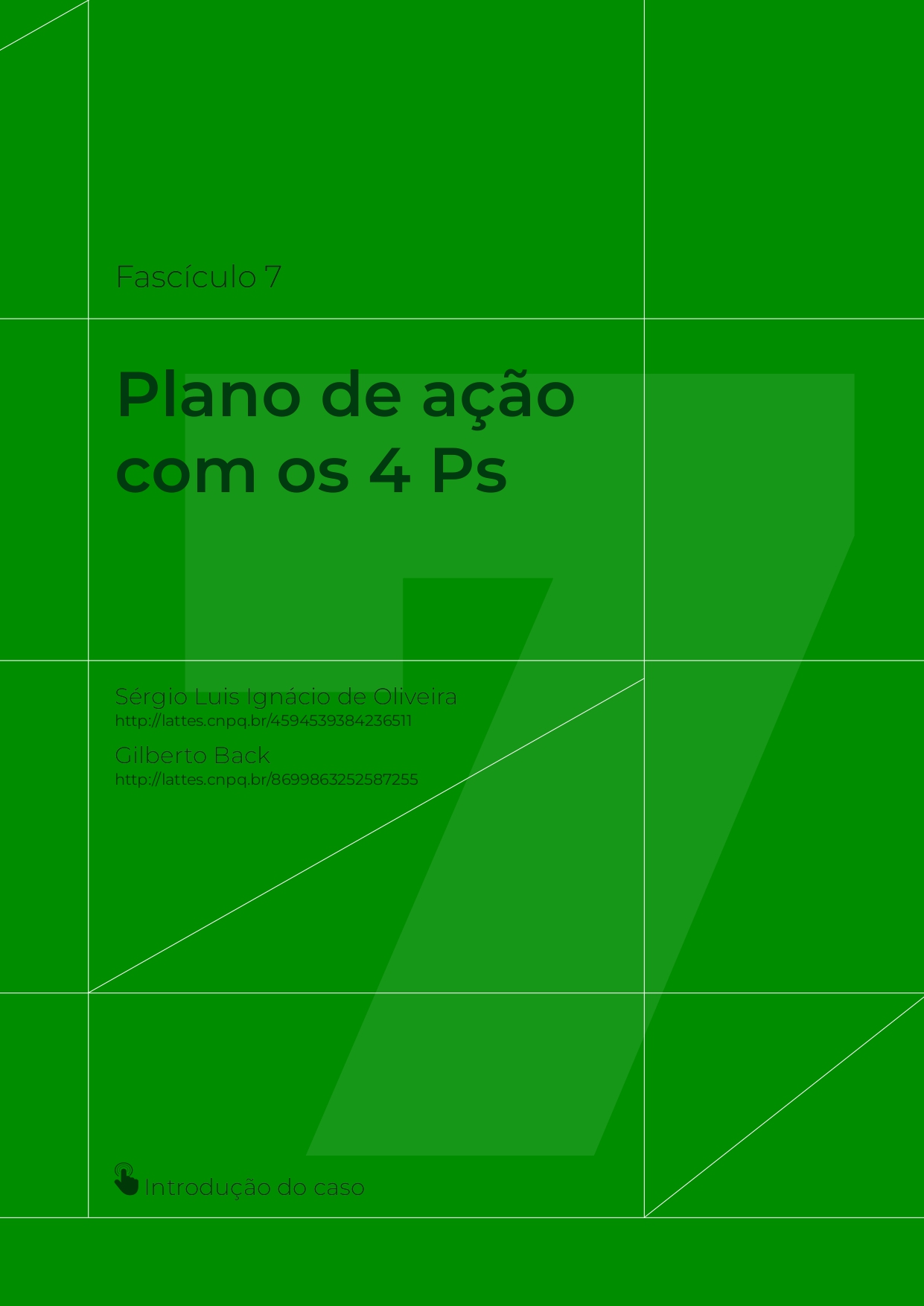 Capa do e-book: "Marketing Estratégico para Clínicas de Saúde - Fascículo 7: Plano de ação com os 4Ps"