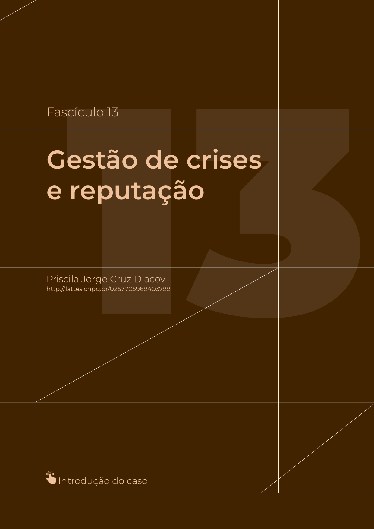 Capa do e-book "Marketing Estratégico para Clínicas de Saúde - Fascículo 13: Gestão de crises e reputação"