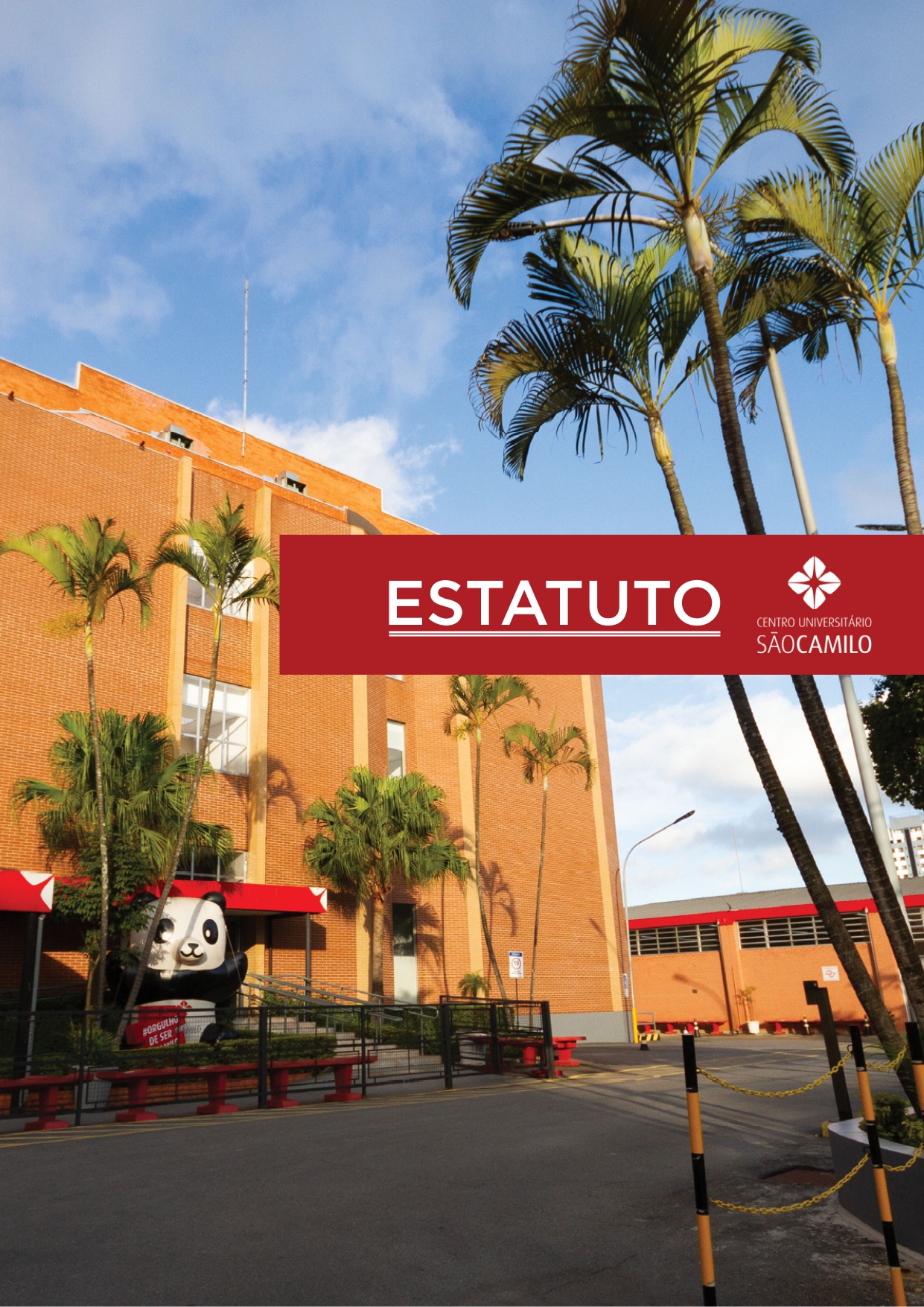 Capa do "Estatuto do Centro Universitário São Camilo 2026"